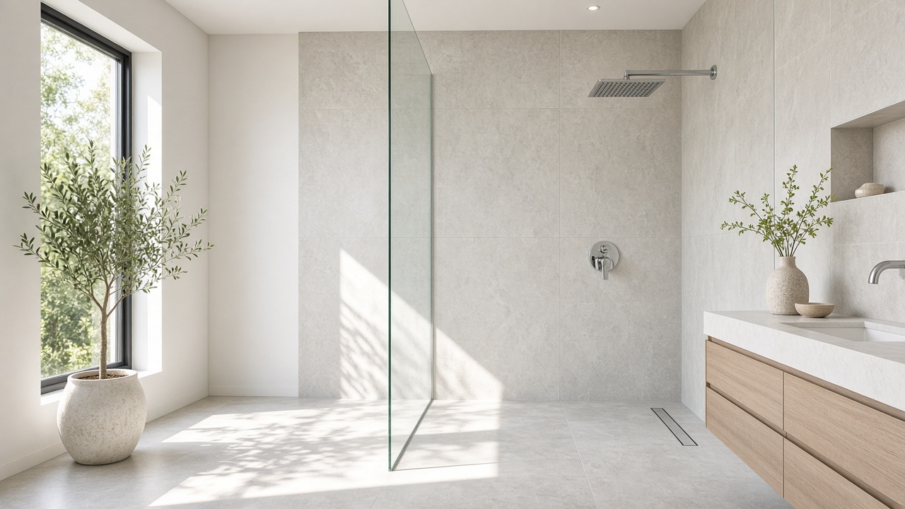 Douche à l'italienne